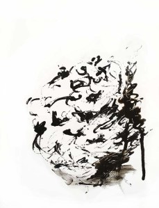 Annette Nichols, Untitled, 2019, ink on paper, 12 x 9 inches